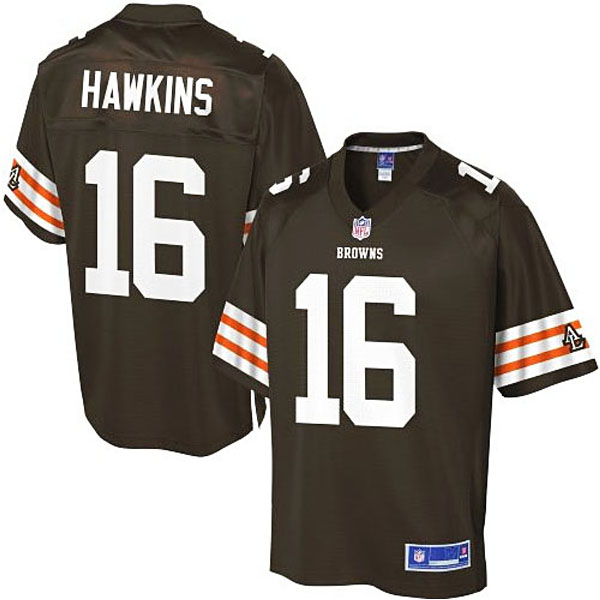 Men's Pro Line Andrew Hawkins Cleveland Browns #16 Team Color Jersey