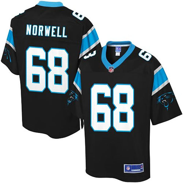 Pro Line Mens Carolina Panthers #68 Andrew Norwell Team Color Jersey