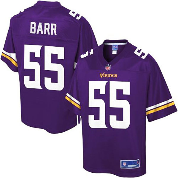 Pro Line Men's Minnesota Vikings #55 Anthony Barr Team Color Jersey