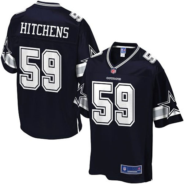 Pro Line Mens Dallas Cowboys #59 Anthony Hitchens Team Color Jersey