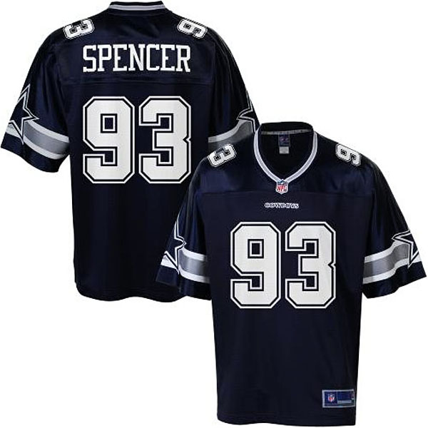 Pro Line Men's Dallas Cowboys #93 Anthony Spencer Team Color Jersey