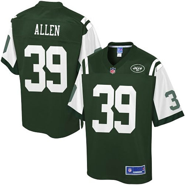 Pro Line Men's New York Jets #39 Antonio Allen Team Color Jersey