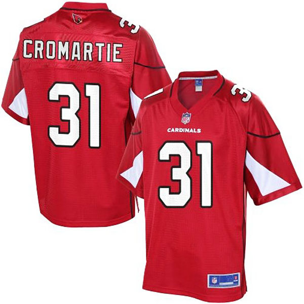 Pro Line Men's Arizona Cardinals #31 Antonio Cromartie Team Color Jersey