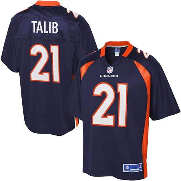 Pro Line Mens Denver Broncos #21 Aqib Talib Alternate Jersey