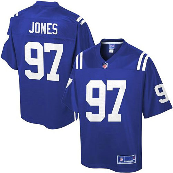 Pro Line Men's Indianapolis Colts #97 Arthur Jones Team Color Jersey