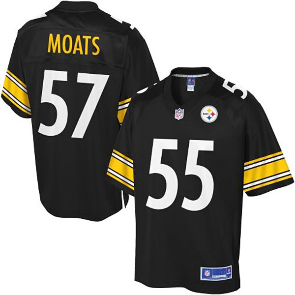 Pro Line Mens Pittsburgh Steelers #55 Arthur Moats Team Color Jersey