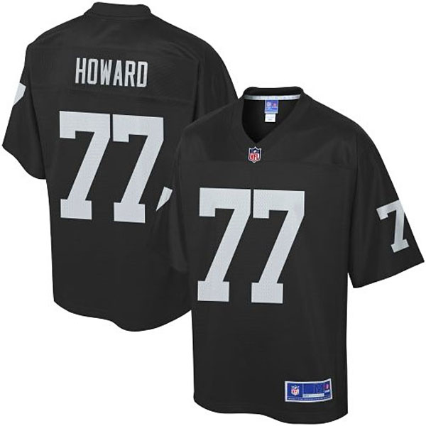 Pro Line Mens Oakland Raiders #77 Austin Howard Team Color Jersey