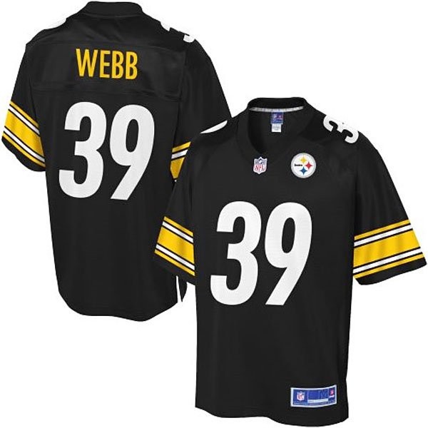 Pro Line Mens Pittsburgh Steelers #39 BW Webb Team Color Jersey