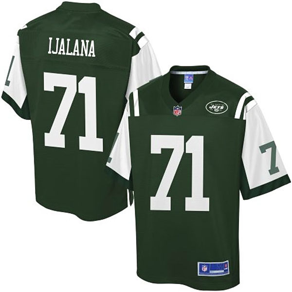 Pro Line Men's New York Jets #71 Ben Ijalana Team Color Jersey