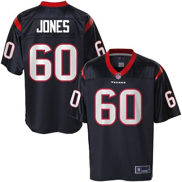 Pro Line Men's Houston Texans #60 Ben Jones Team Color Jersey