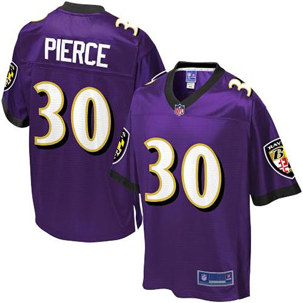 Pro Line Men's Baltimore Ravens #30 Bernard Pierce Team Color Jersey