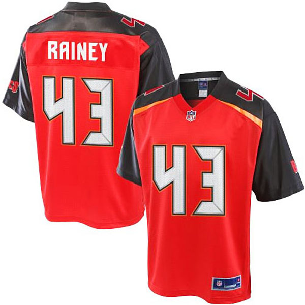 Mens Pro Line Bobby Rainey Red Tampa Bay Buccaneers #43 Jersey