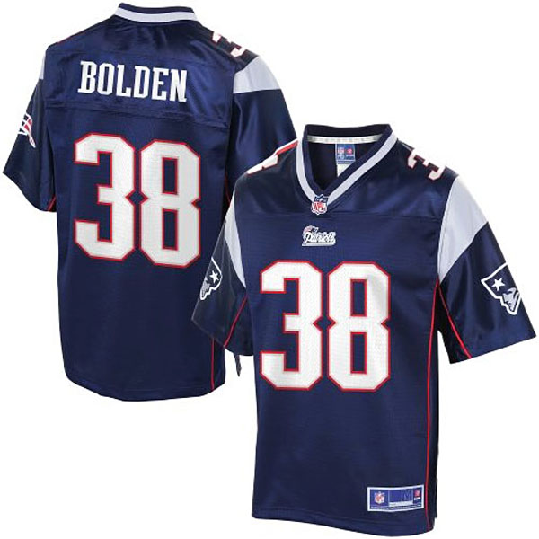 Pro Line Men's New England Patriots #38 Brandon Bolden Team Color Jersey