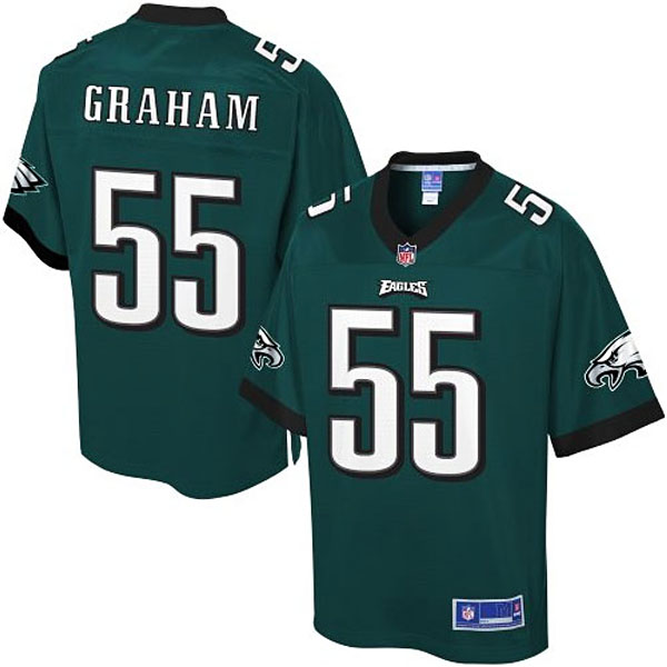 Pro Line Men's Philadelphia Eagles #55 Brandon Graham Team Color Jersey