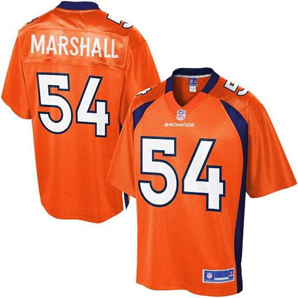 Pro Line Men's Denver Broncos #54 Brandon Marshall Team Color Jersey