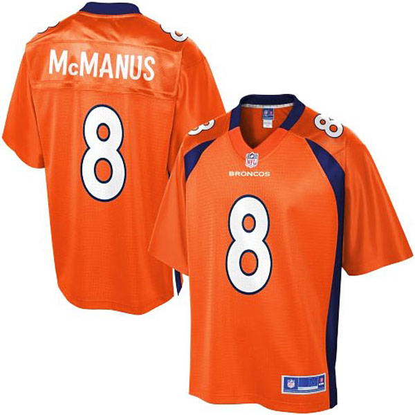 Pro Line Mens Denver Broncos #8 Brandon McManus Team Color Jersey