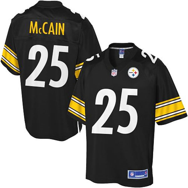 Pro Line Mens Pittsburgh Steelers #25 Brice McCain Team Color Jersey