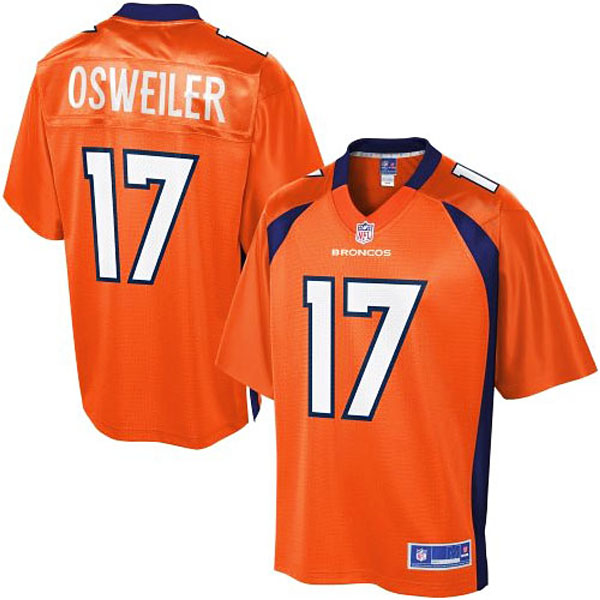 Pro Line Men's Denver Broncos #17 Brock Osweiler Team Color Jersey