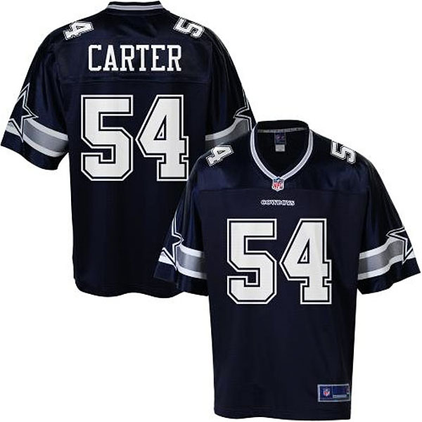 Pro Line Men's Dallas Cowboys #54 Bruce Carter Team Color Jersey