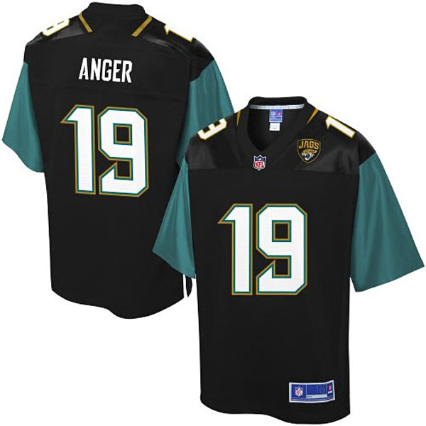 Pro Line Men's Jacksonville Jaguars #19 Bryan Anger Team Color Jersey