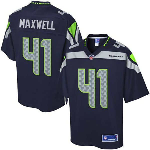 Pro Line Men's Seattle Seahawks #41 Byron Maxwell Team Color Jersey