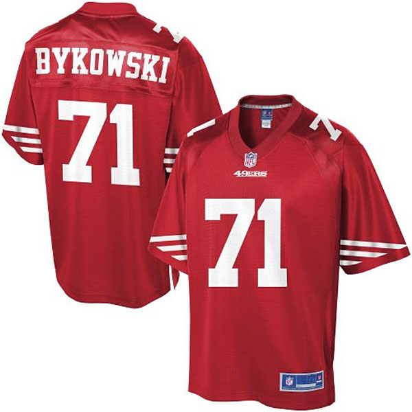 Pro Line Men's San Francisco 49ers #71 Carter Bykowski Team Color Jersey