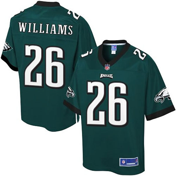 Pro Line Men's Philadelphia Eagles #26 Cary Williams Team Color Jersey