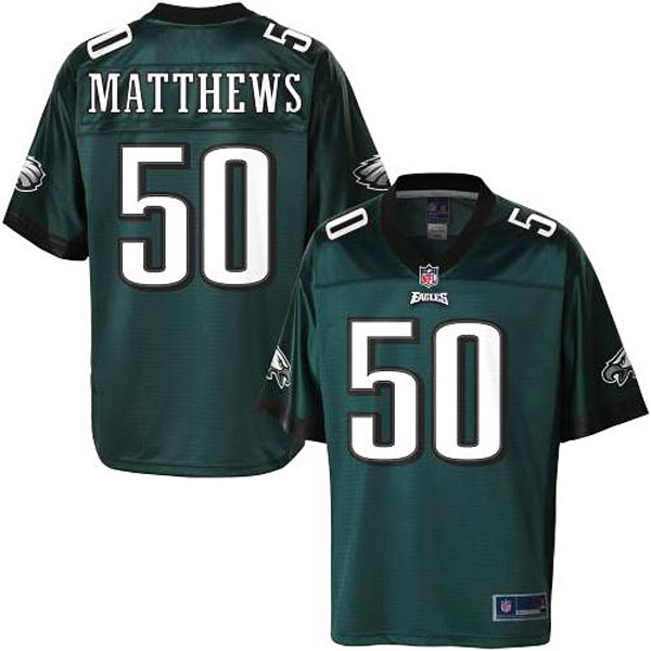 Pro Line Men's Philadelphia Eagles #50 Casey Matthews Team Color Jersey