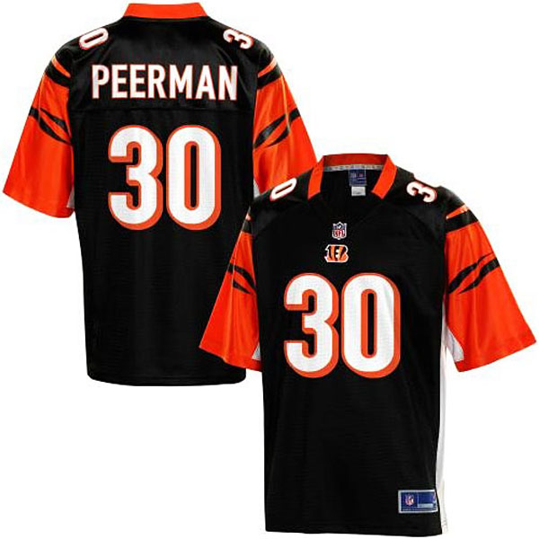 Pro Line Men's Cincinnati Bengals #30 Cedric Peerman Team Color Jersey