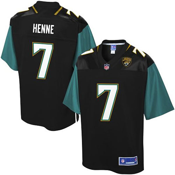 Pro Line Men's Jacksonville Jaguars #7 Chad Henne Team Color Jersey