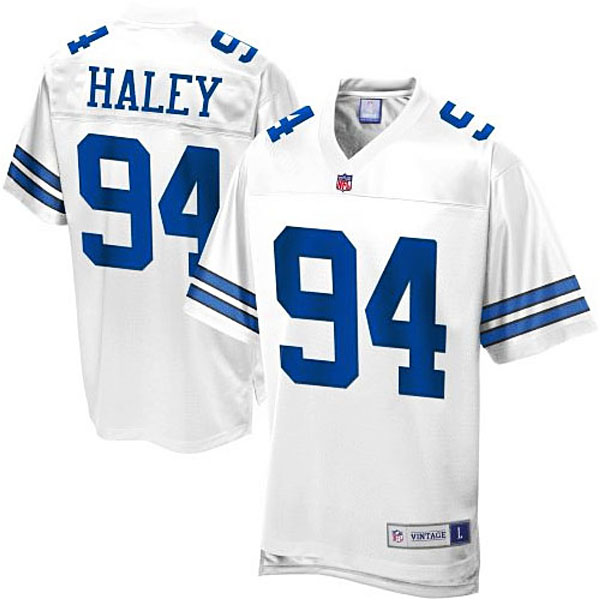 Men's Pro Line Dallas Cowboys #94 Charles Haley Retired Player Jersey