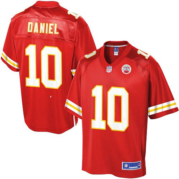 Pro Line Men's Kansas City Chiefs #10 Chase Daniel Team Color Jersey