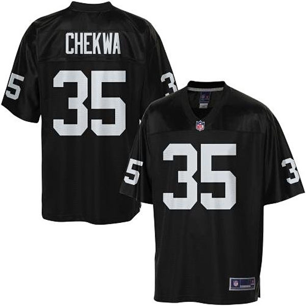 Pro Line Men's Oakland Raiders #35 Chimdi Chekwa Team Color Jersey