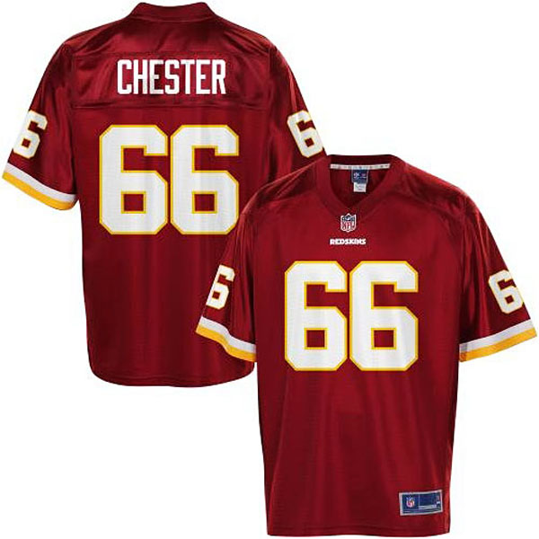 Pro Line Men's Washington Redskins #66 Chris Chester Team Color Jersey