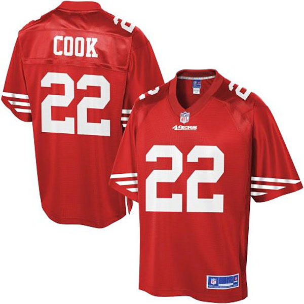 Pro Line Mens San Francisco 49ers #22 Chris Cook Team Color Jersey