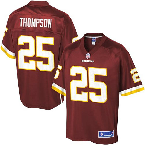 Pro Line Men's Washington Redskins #25 Chris Thompson Team Color Jersey