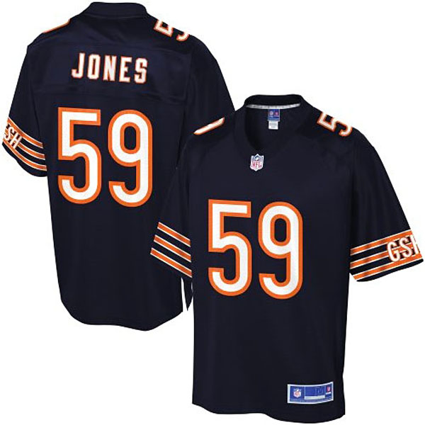 Pro Line Mens Chicago Bears #59 Christian Jones Team Color Jersey