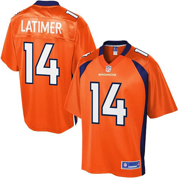 Pro Line Mens Denver Broncos #14 Cody Latimer Team Color Jersey