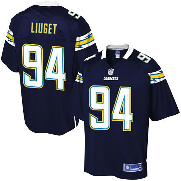 Pro Line Men's San Diego Chargers #94 Corey Liuget Team Color Jersey