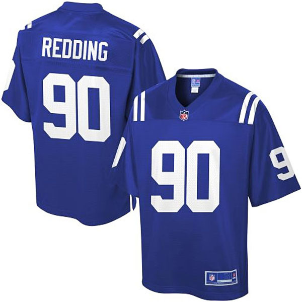 Pro Line Men's Indianapolis Colts #90 Cory Redding Team Color Jersey