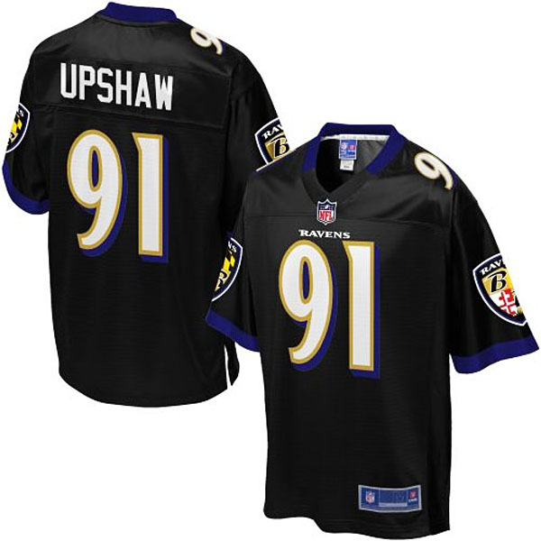 Pro Line Mens Baltimore Ravens #91 Courtney Upshaw Alternate Jersey