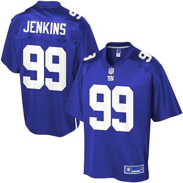 Pro Line Men's New York Giants #99 Cullen Jenkins Team Color Jersey