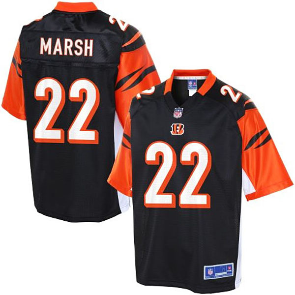 Pro Line Men's Cincinnati Bengals #22 Curtis Marsh Team Color Jersey