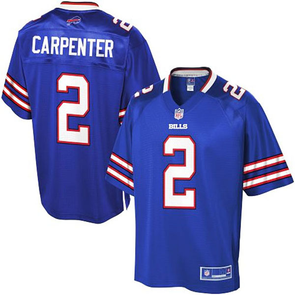 Pro Line Men's Buffalo Bills #2 Dan Carpenter Team Color Jersey