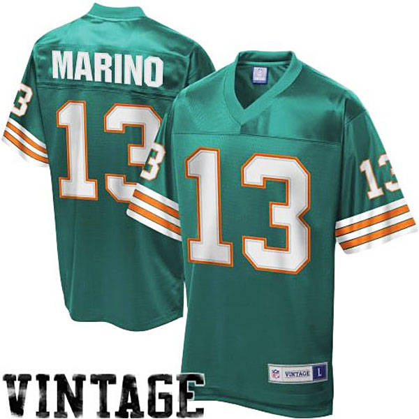 Men's Pro Line Miami Dolphins #13 Dan Marino Retired Player Jersey