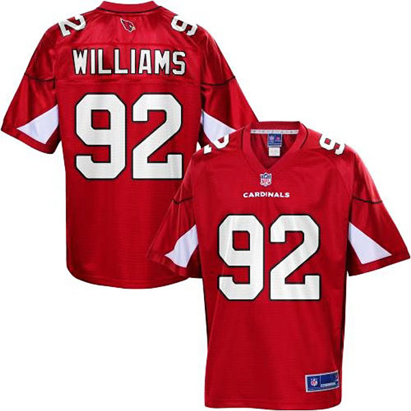 Pro Line Men's Arizona Cardinals #92 Dan Williams Team Color Jersey