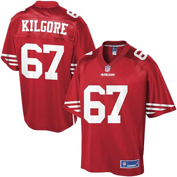 Pro Line Men's San Francisco 49ers #67 Daniel Kilgore Team Color Jersey