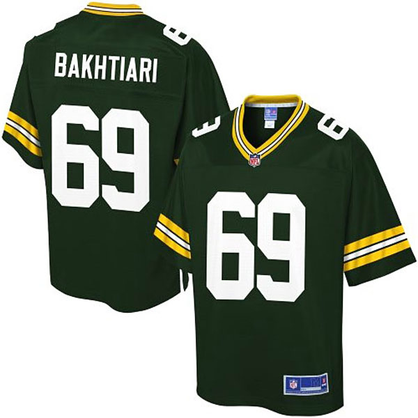 Pro Line Men's Green Bay Packers #69 David Bakhtiari Team Color Jersey