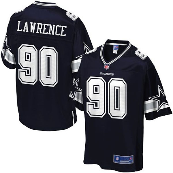 Pro Line Mens Dallas Cowboys #90 DeMarcus Lawrence Team Color Jersey