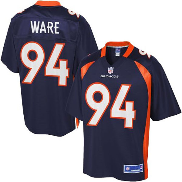 Pro Line Mens Denver Broncos #94 DeMarcus Ware Alternate Jersey